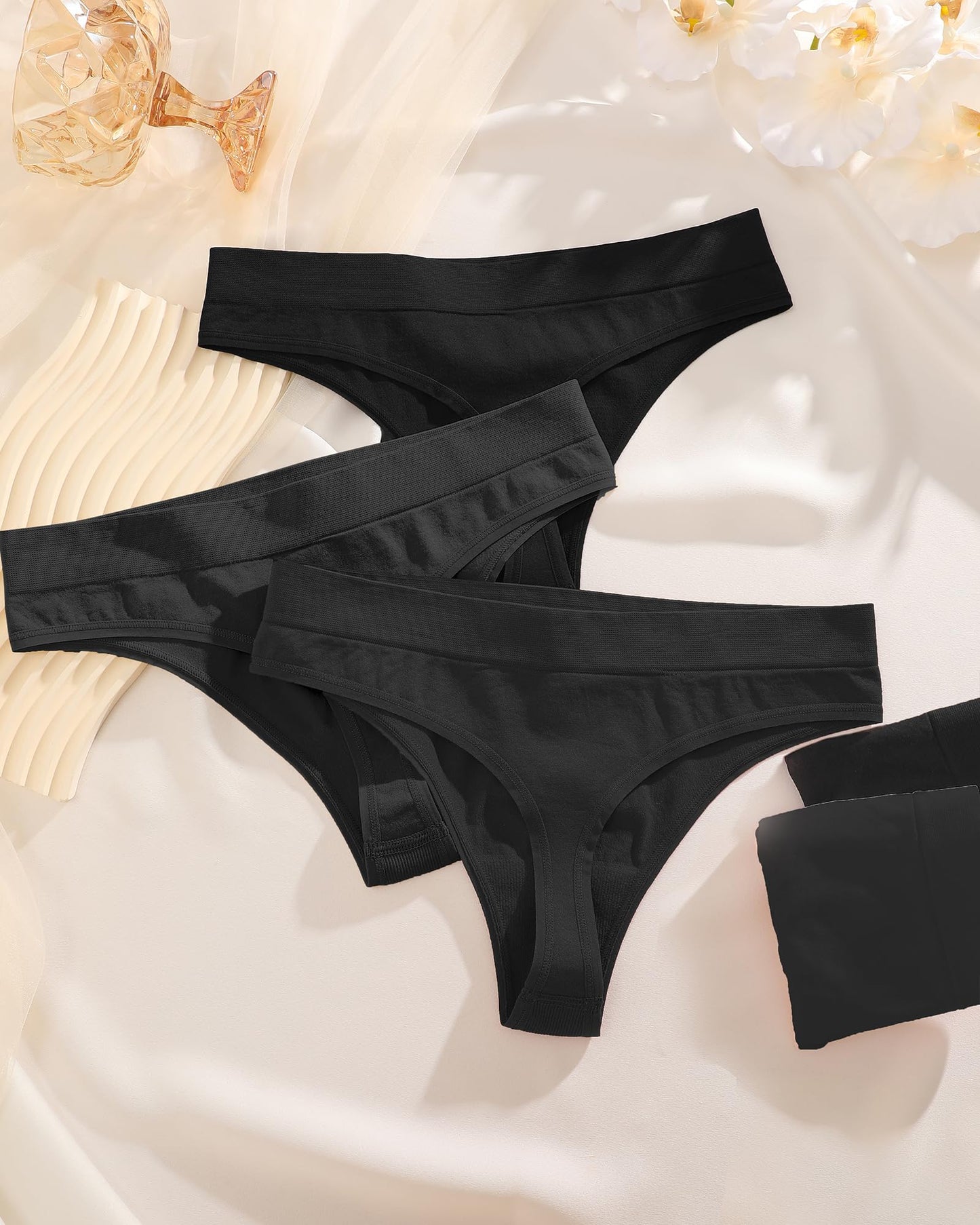 YIOIOIO Women's High Waisted Panties Breathable Seamless Underwear