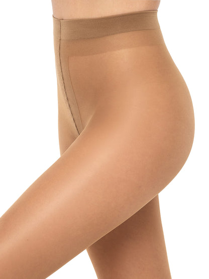YIOIOIO Women's Sheer Tights 20 Denier, Designer Pantyhose Hosiery, 1 Pair