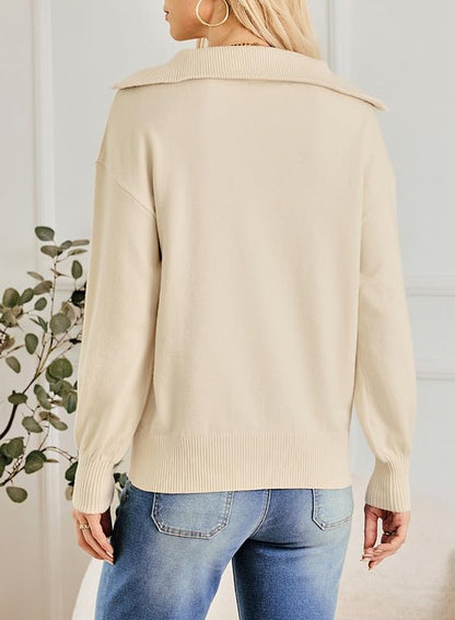 YIOIOIO Women's Oversized Sweatshirt Long Sleeve Pullover Fall Sweaters