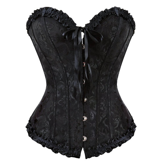 YIOIOIO Women's Lace Corsets Shapewear Sexy Bustier Lingerie