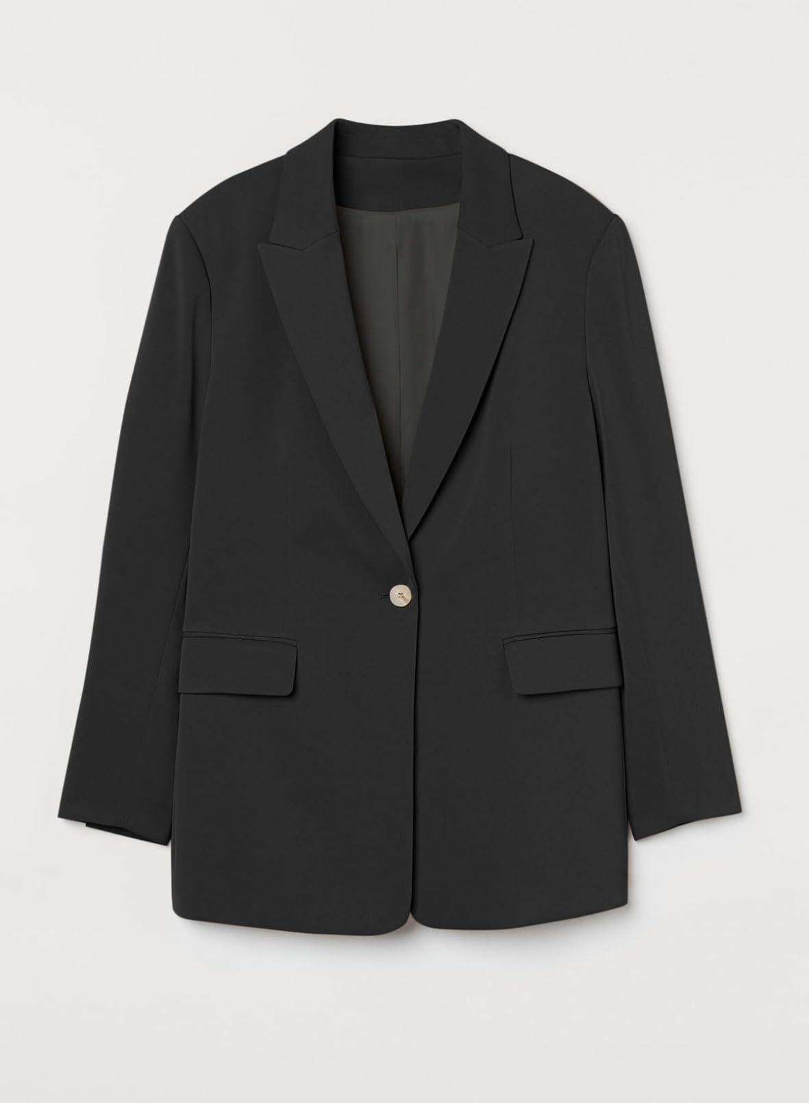 YIOIOIO Women's Fashion Blazer Lapel Collar Buttons Jackets Coat