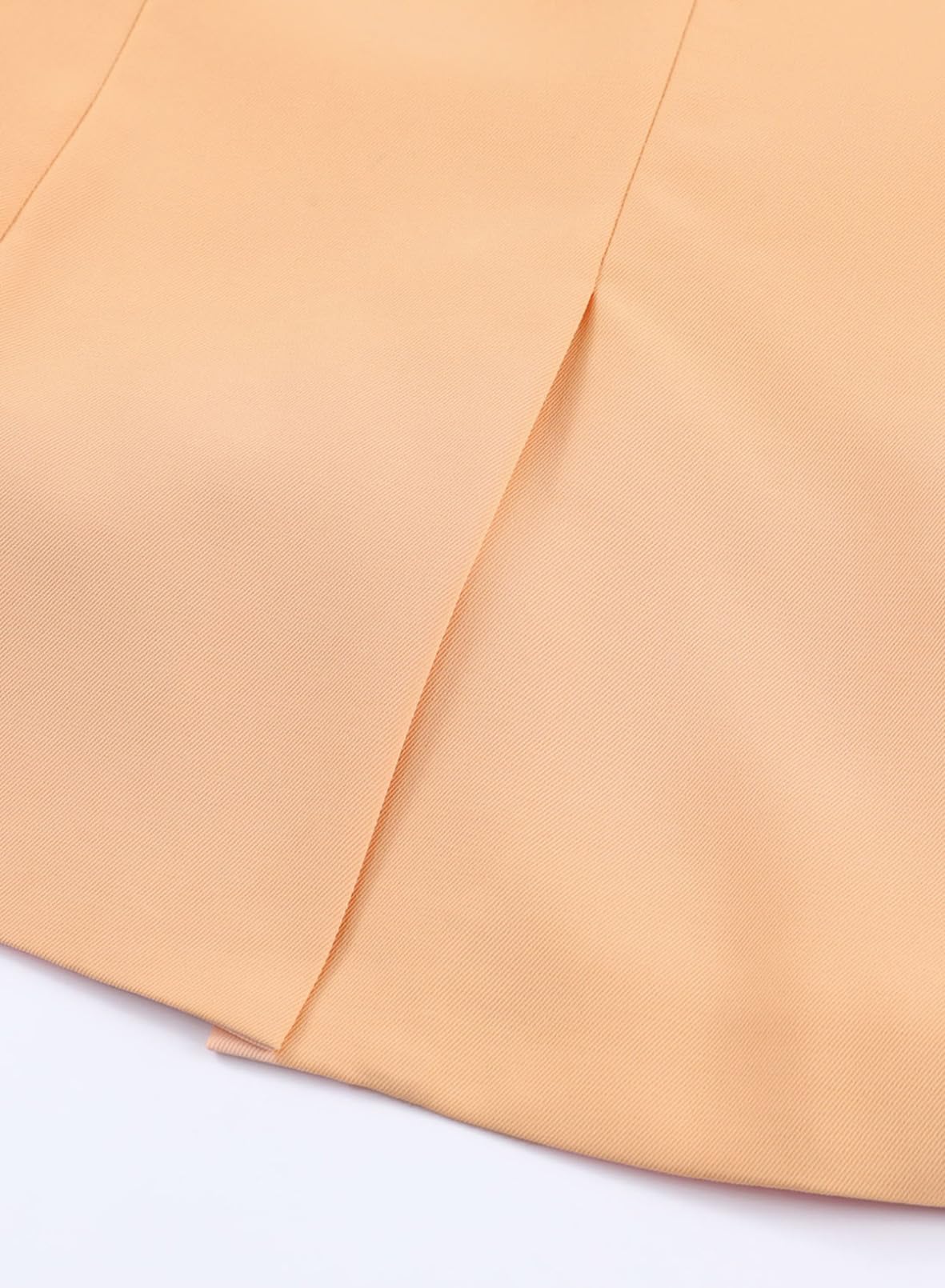 YIOIOIO Women's Fashion Blazer Lapel Collar Buttons Jackets Coat Orange